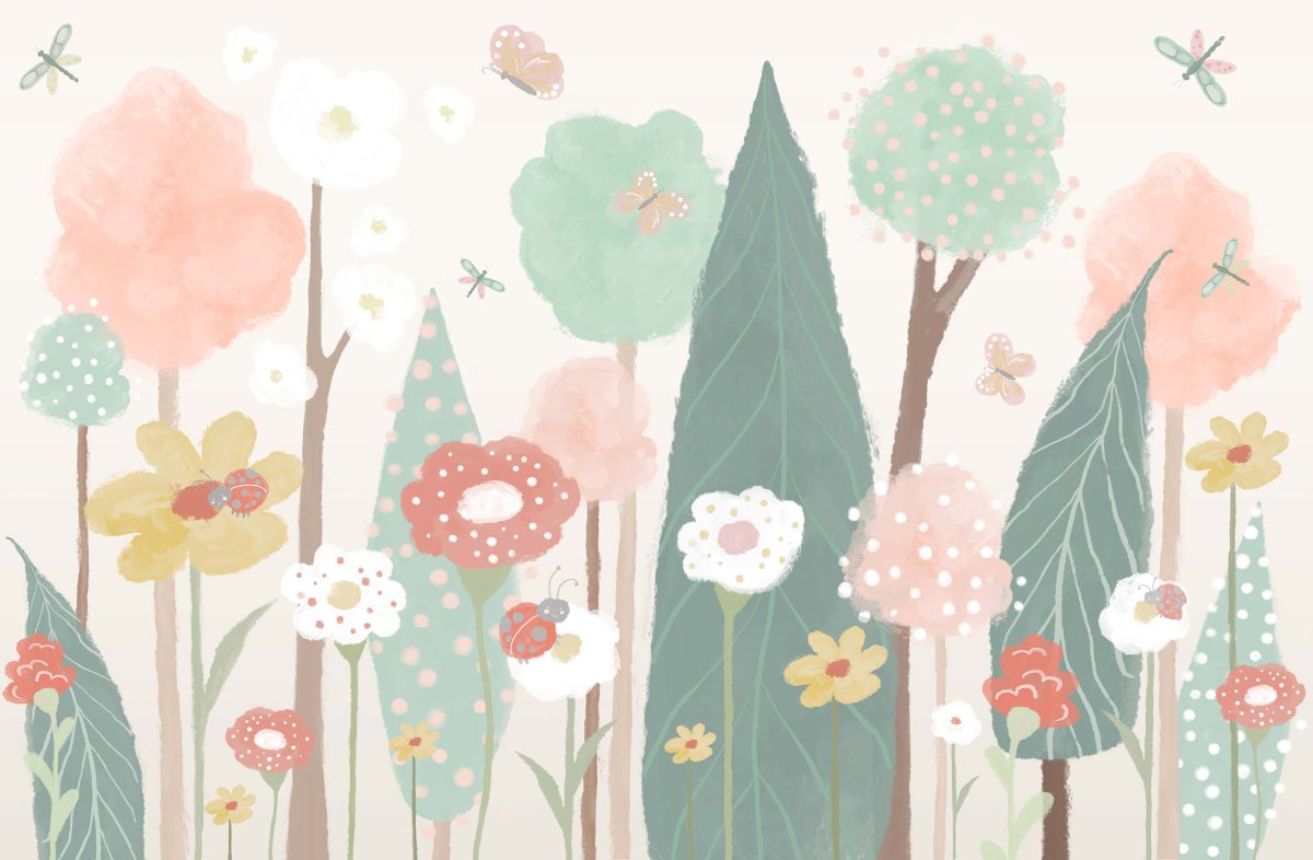 Иллюстрации в пастельных тонах