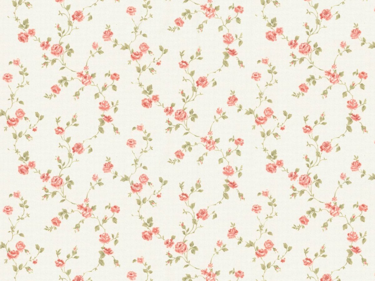 Ткань с мелкими розочками