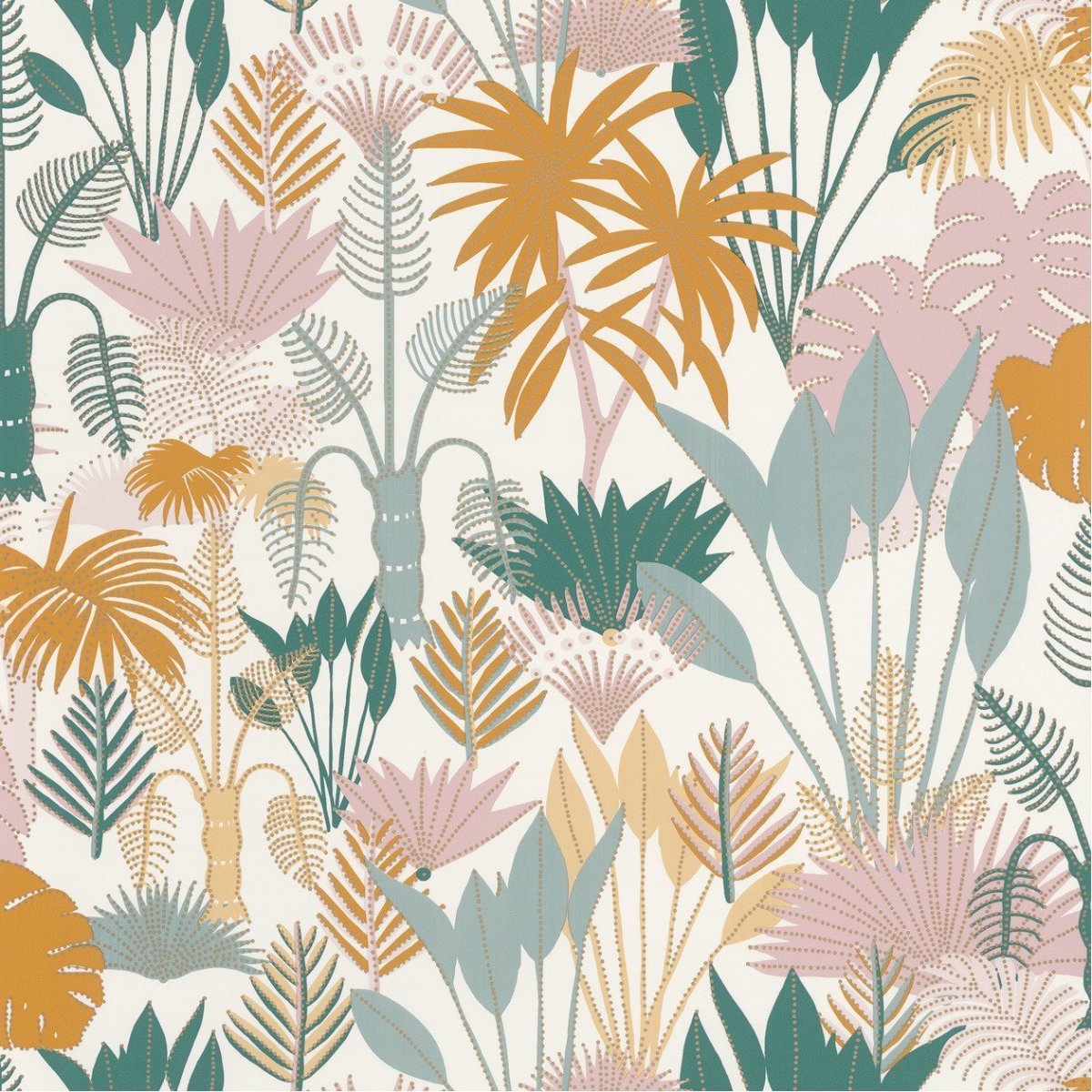 Обои с растительным рисунком