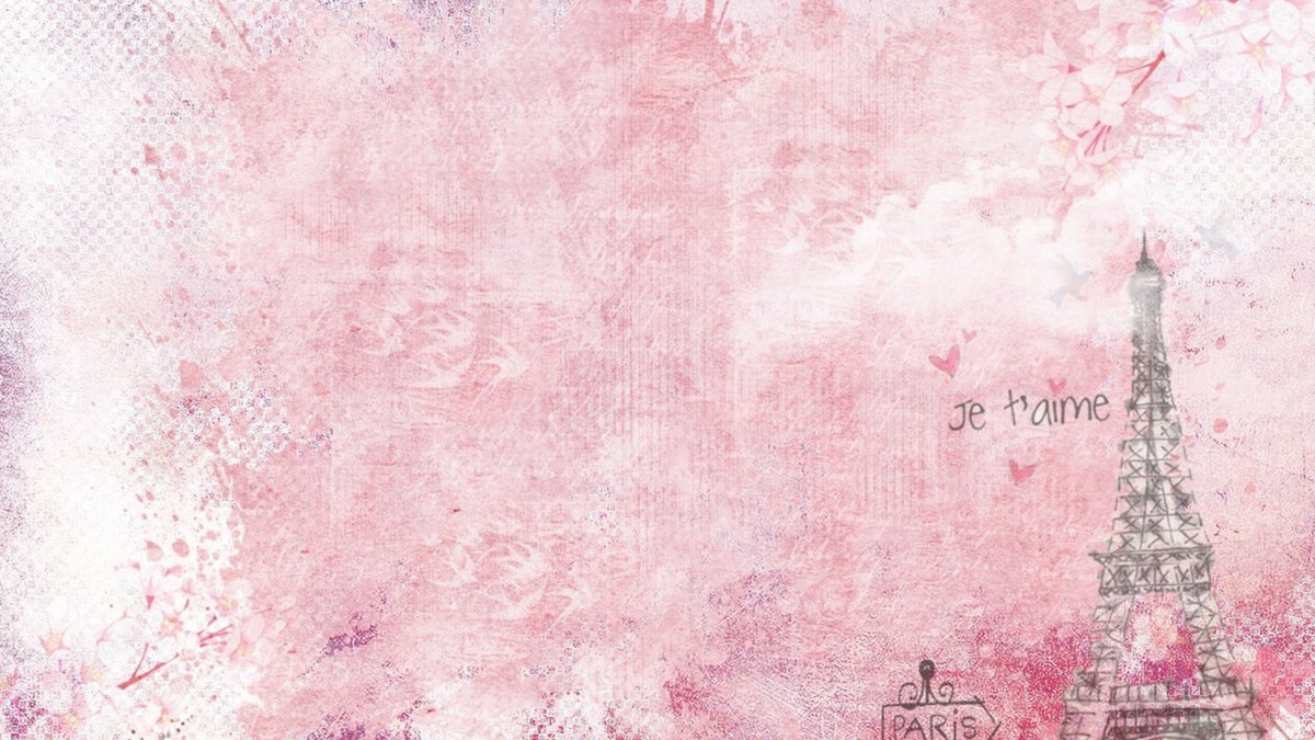 Париж в розовом цвете