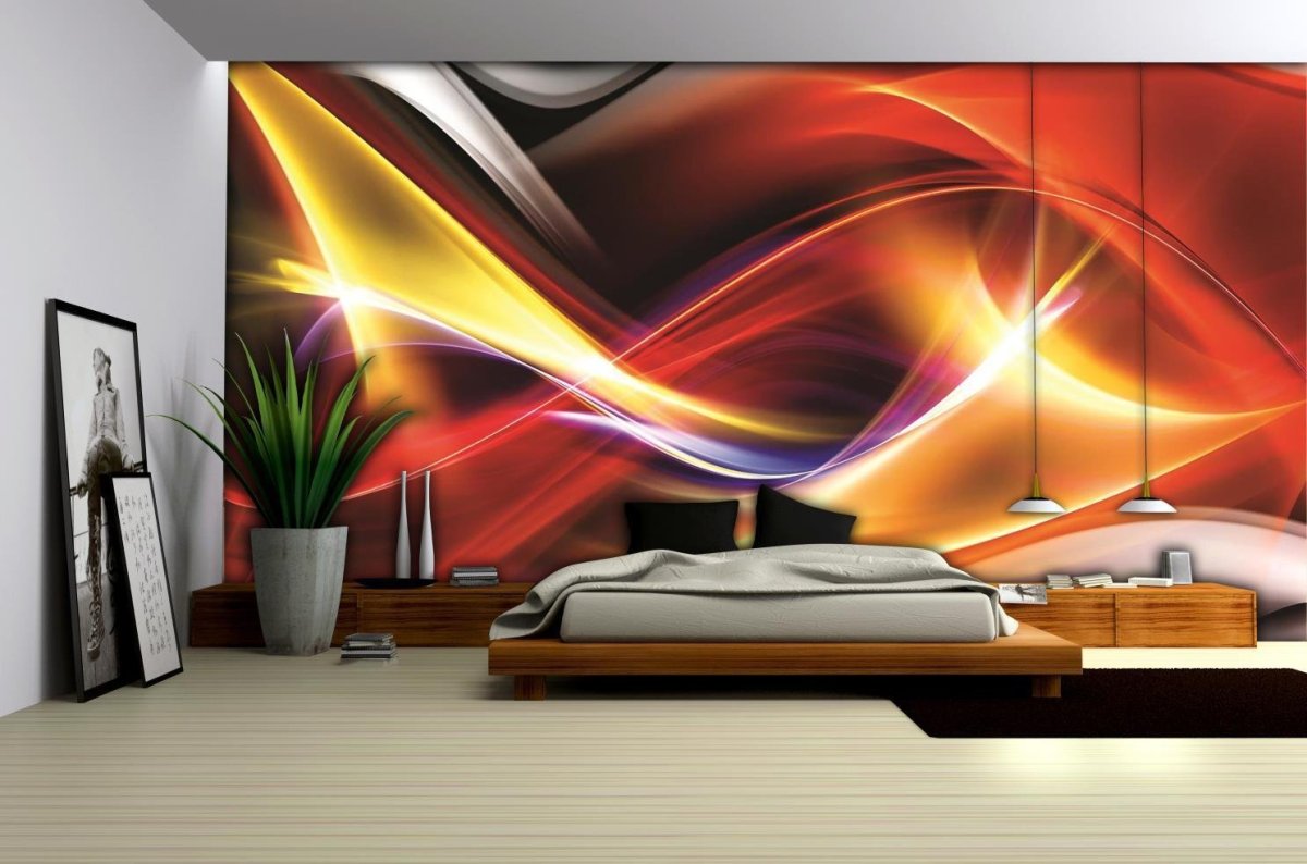 Фотообои абстракция на стене