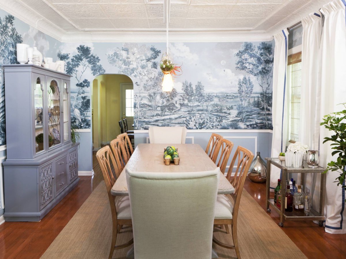 Фотообои в обеденной зоне