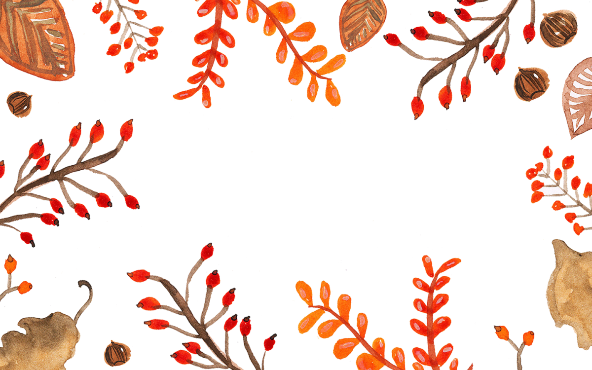 Осенний дизайн для печати