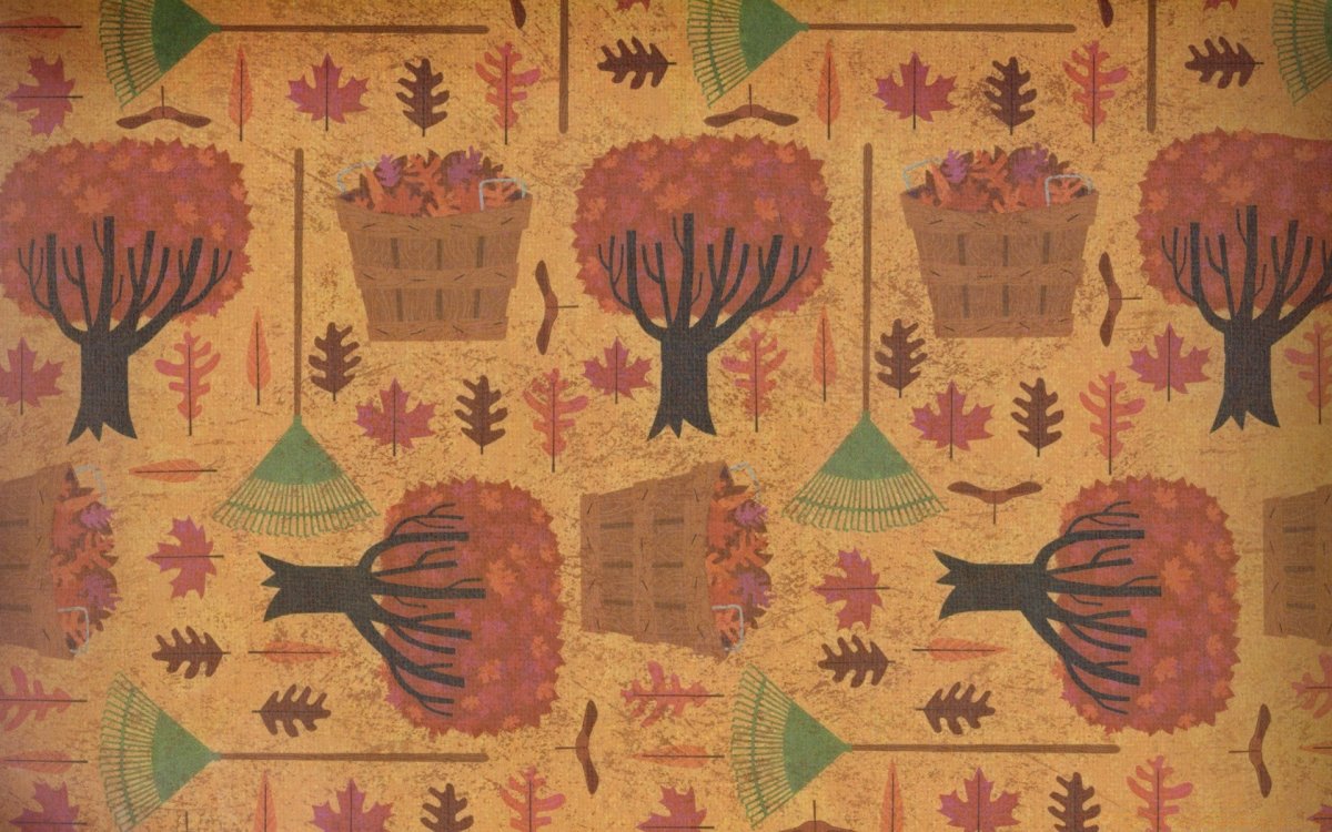 Обои в осеннем стиле