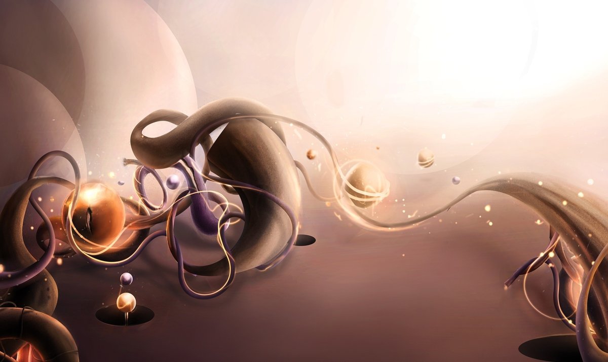 Абстракция в бежевых тонах
