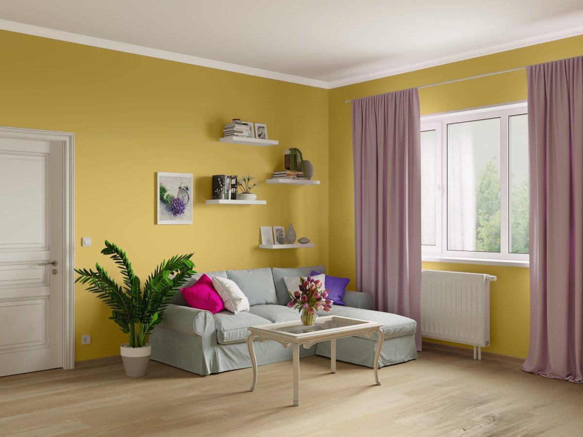 Покрашенные стены