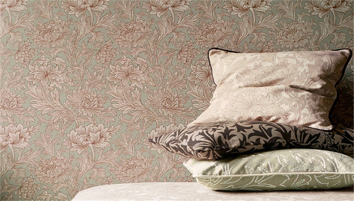 Обои Morris&co Morris Volume 2 в интерьере