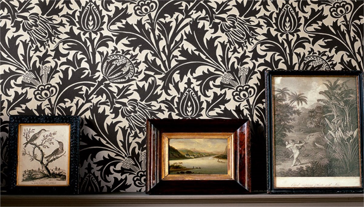 Обои Уильям Моррис в интерьере
