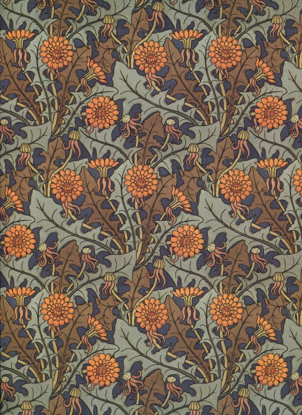 Ткани в стиле Уильям Моррис