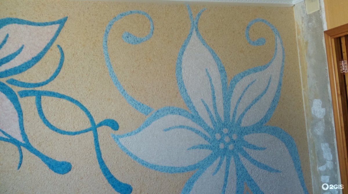 Жидкие обои узоры