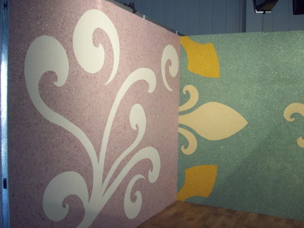 Жидкие обои узоры