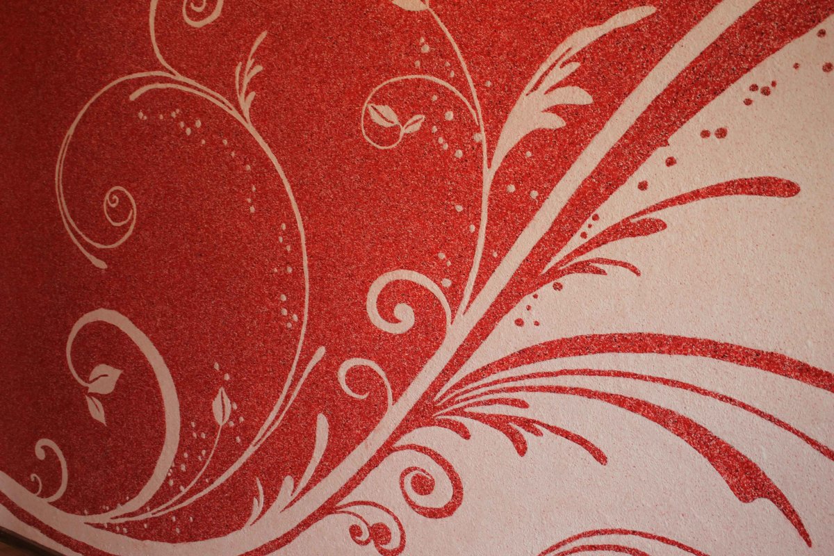 Жидкие обои узоры