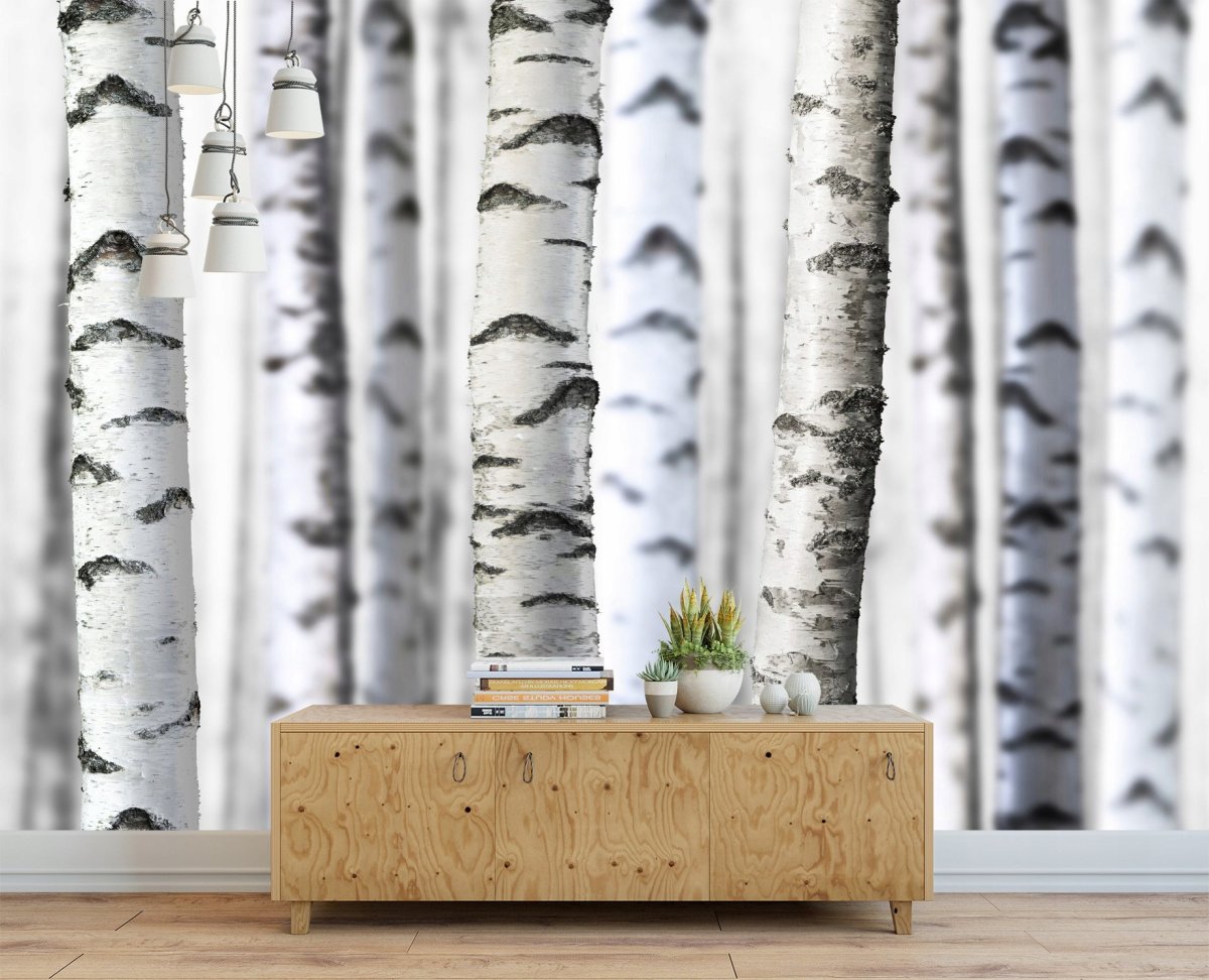 Стилизованные березы