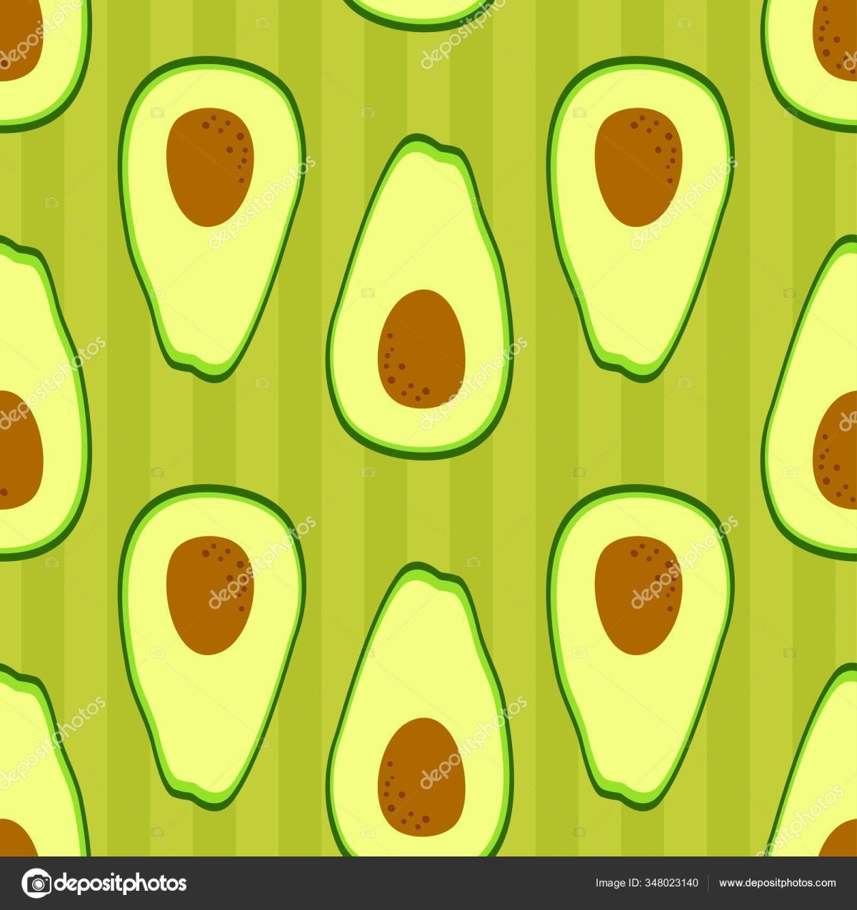 Дизайнерские обои авокадо