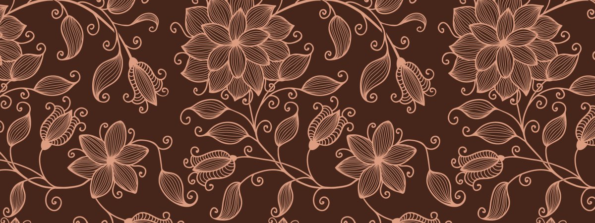 Узоры коричневого цвета