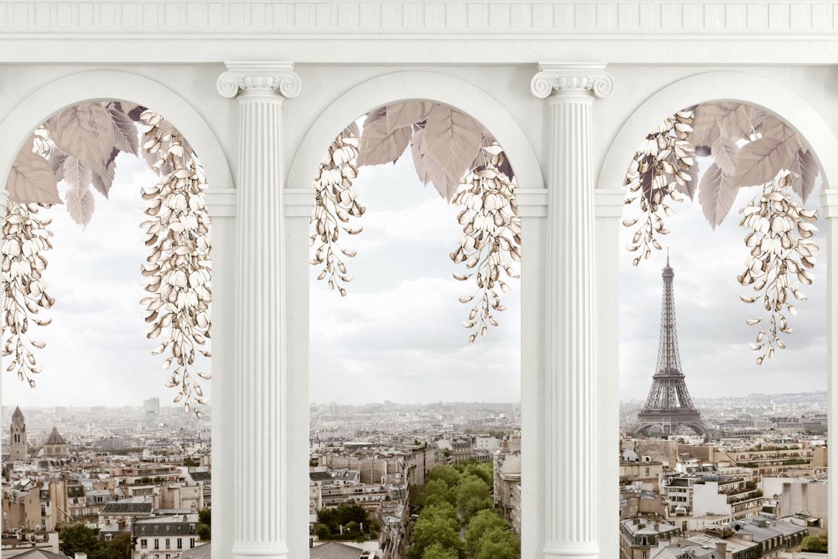 Фотообои белая арка