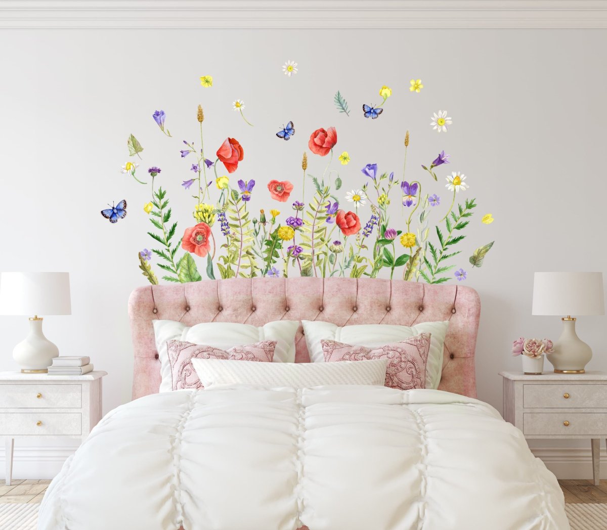 Интерьерные наклейки цветы