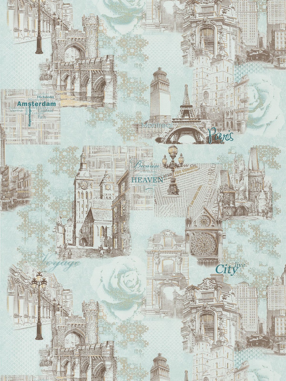 Обои 0,53х10,05м дуплекс МОФ Европа