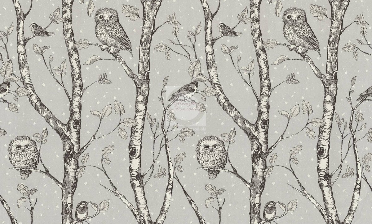 Обои с совами Леруа Мерлен
