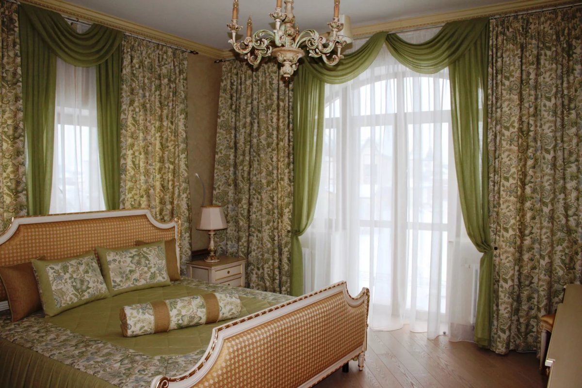 Красивые шторы в спальню