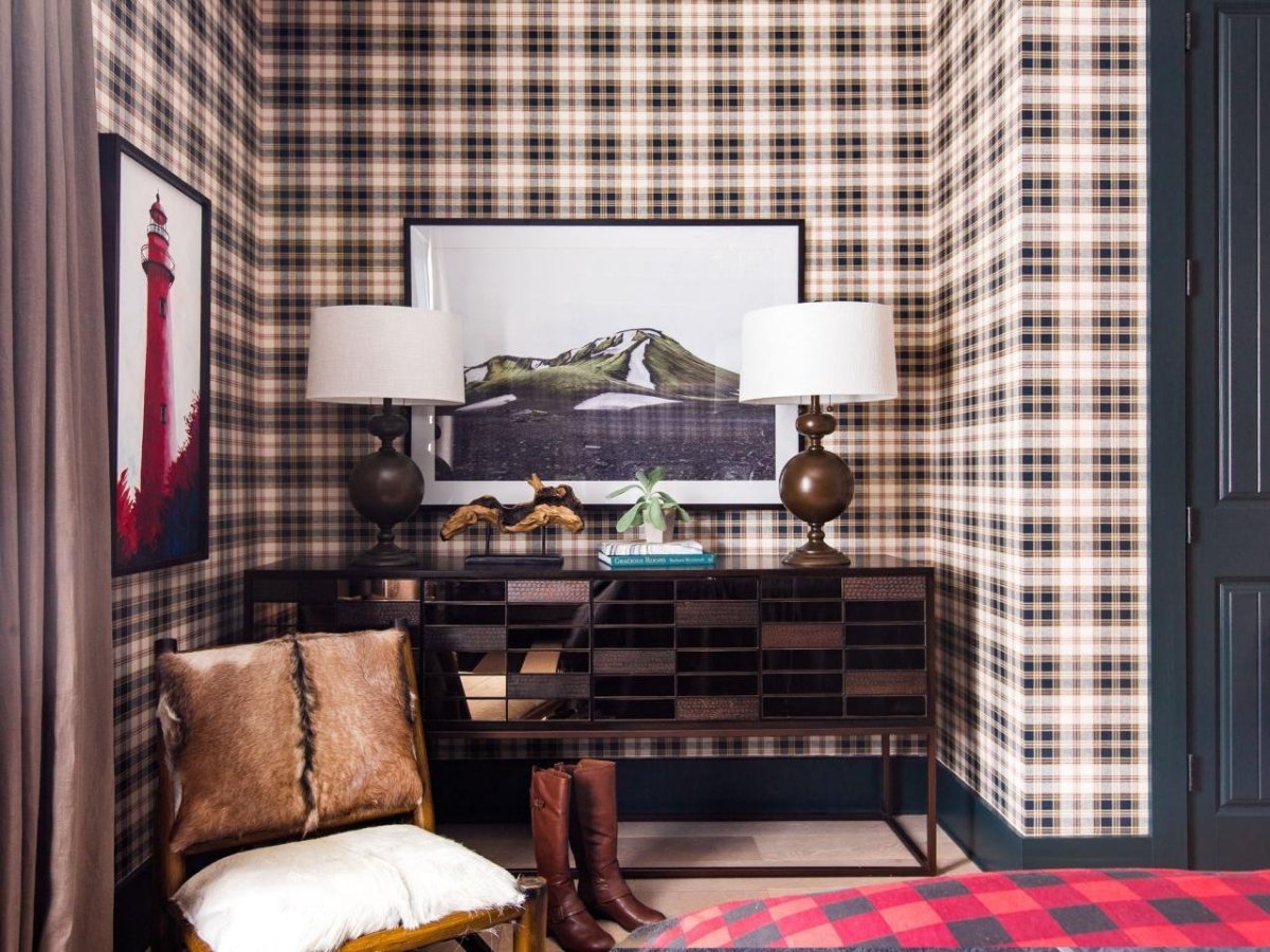 Тартан - Шотландская клетка в интерьере