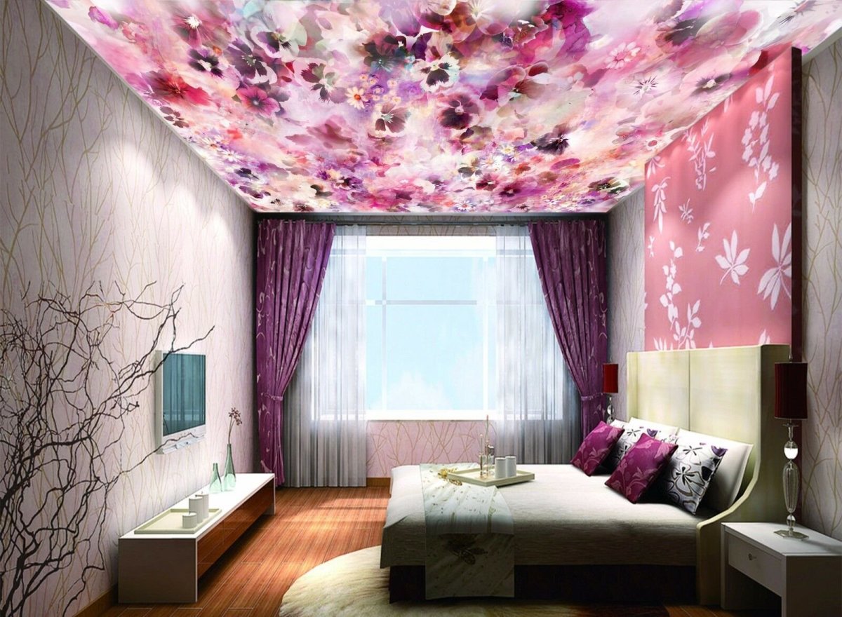 Фотообои на потолок