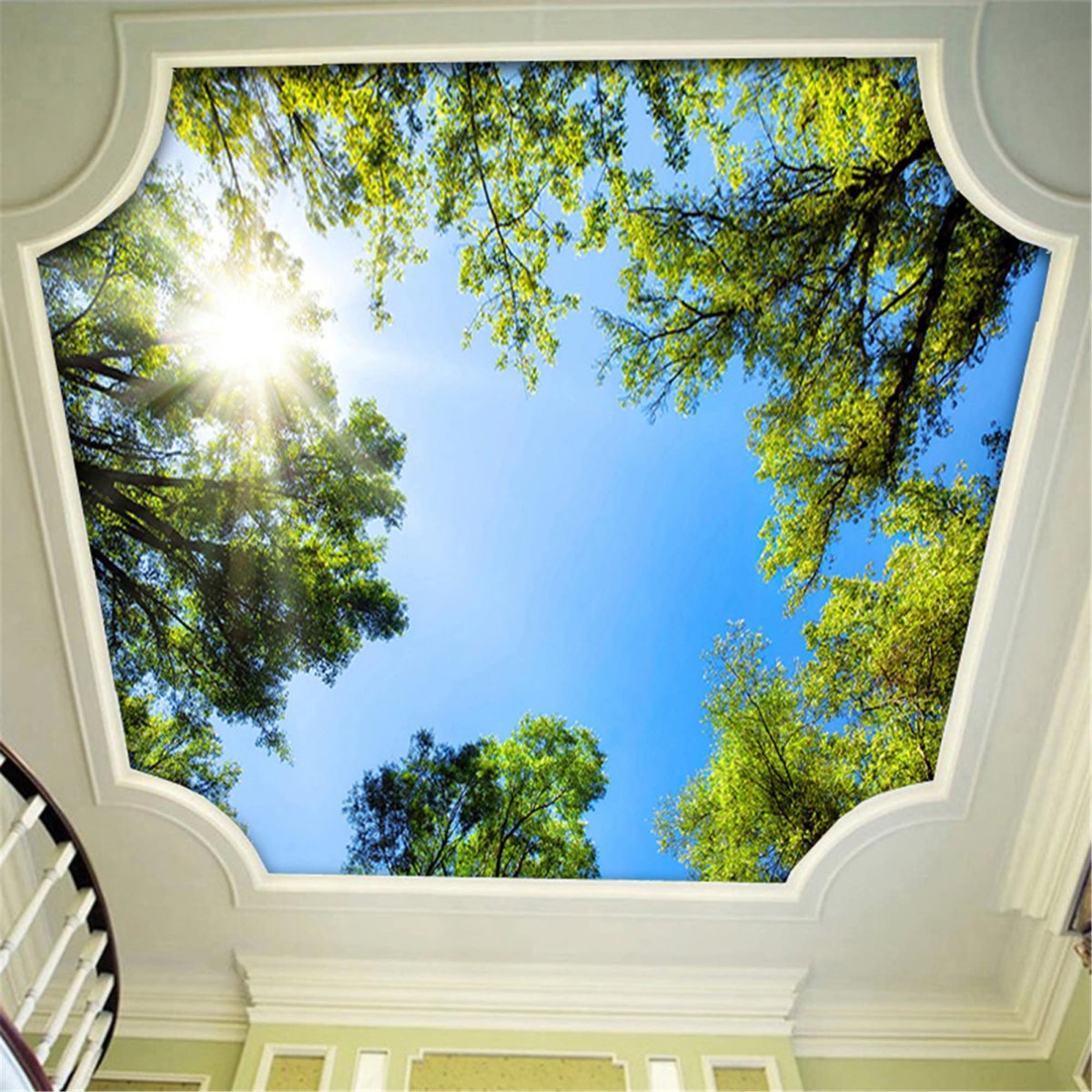 Натяжной потолок небо