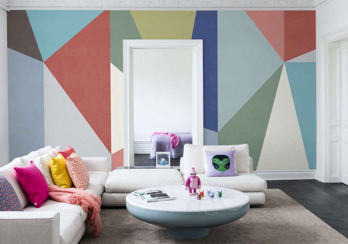 Яркие краски в интерьере