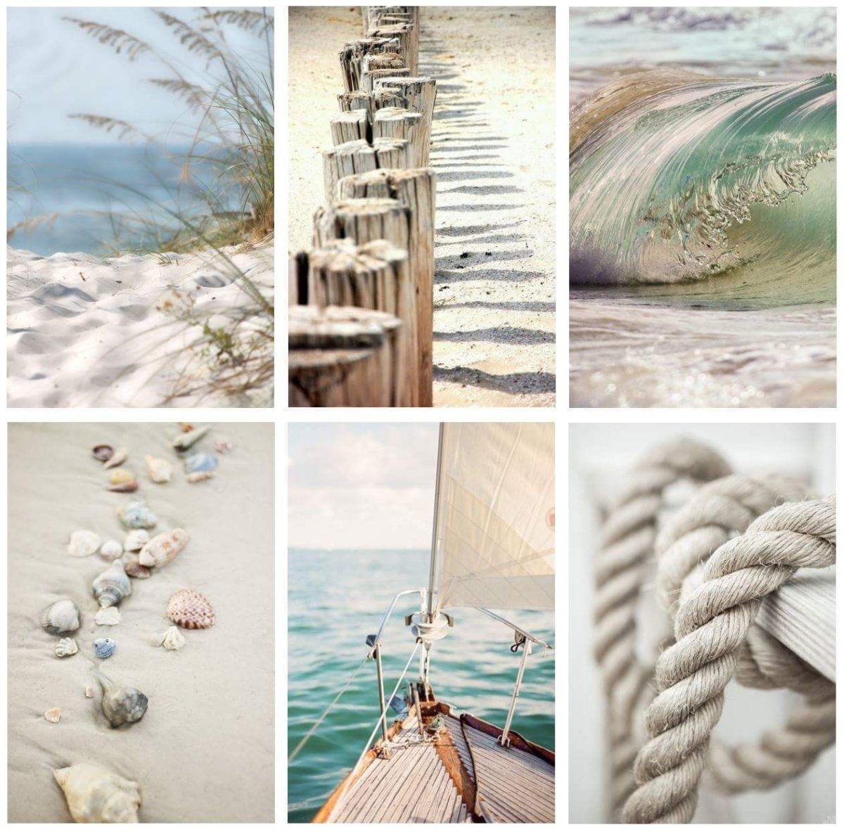 Мудборд море