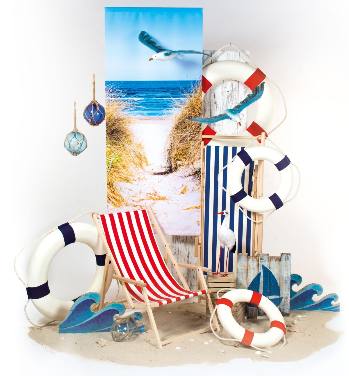 Фотозона в морском стиле