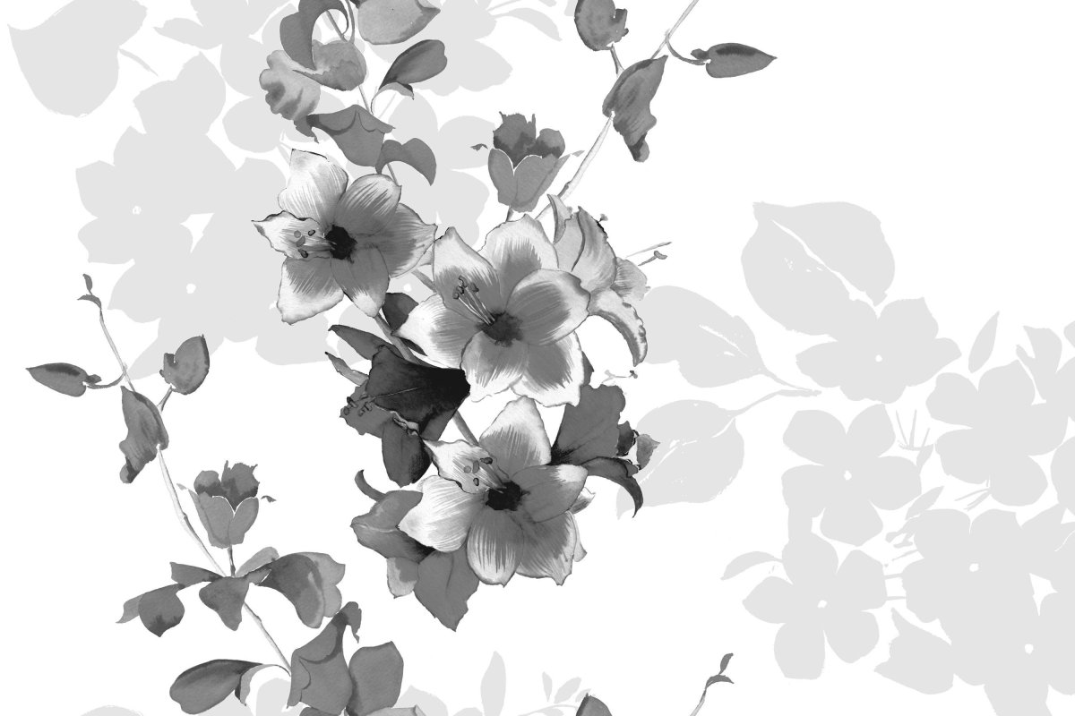 Серые цветы