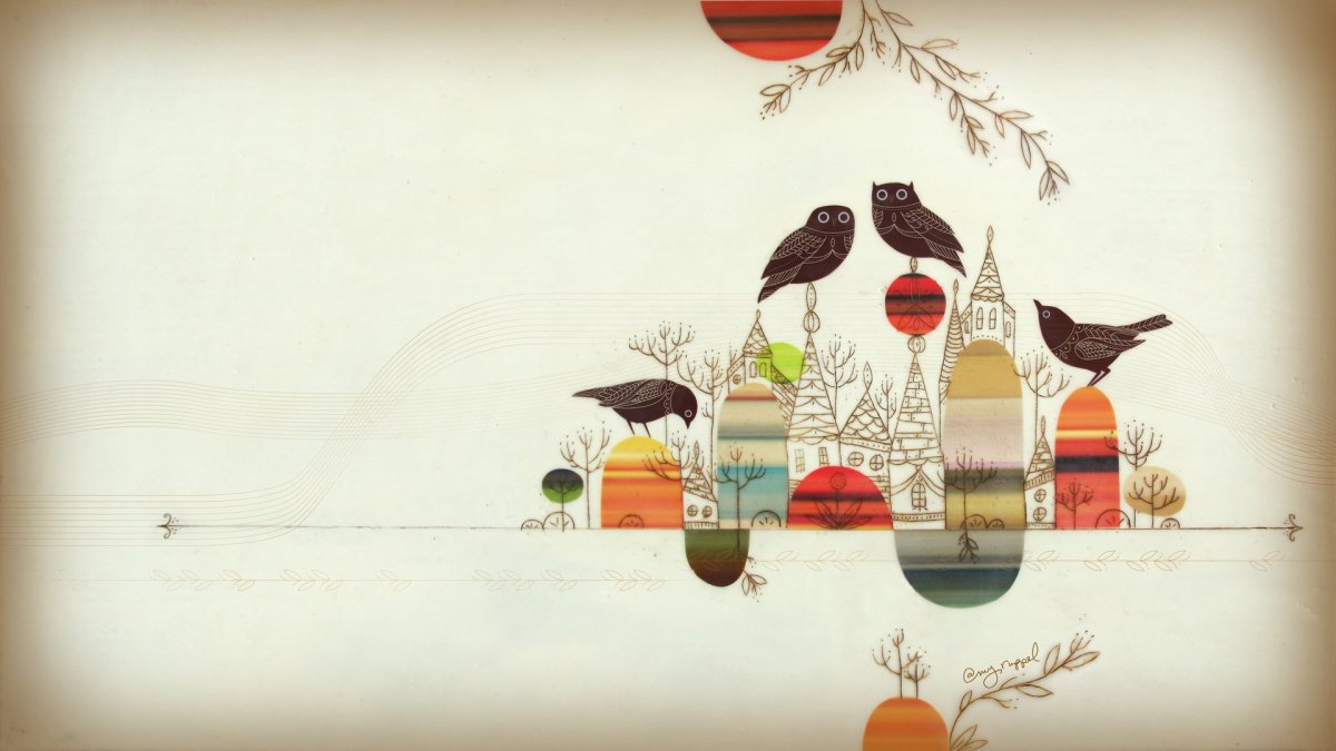 Абстракция в скандинавском стиле