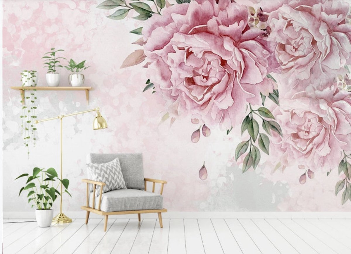 Афреско пионы