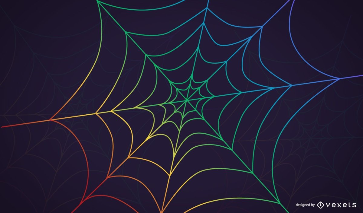 Разноцветная паутина