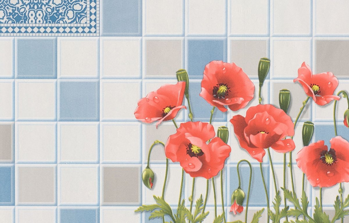 Обои для кухни моющиеся