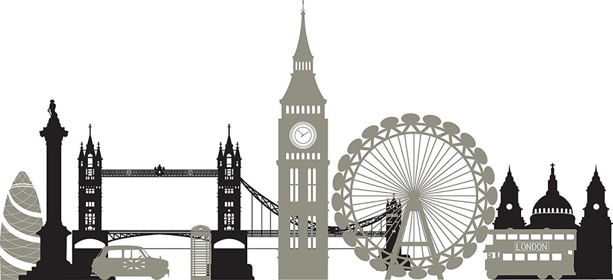 Трафарет Лондон для стены