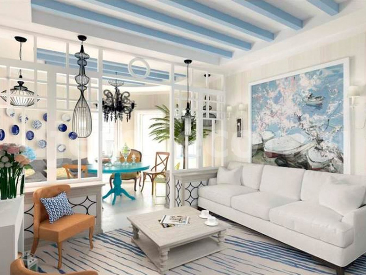 Потолок в средиземноморском стиле