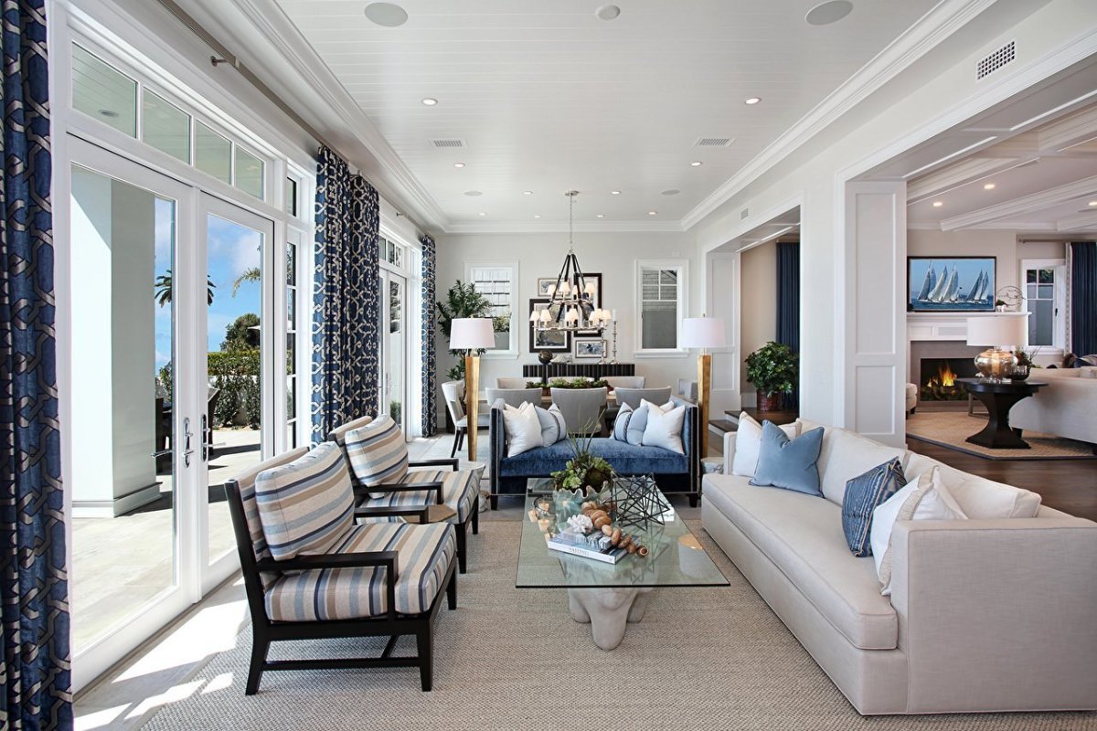 Гостиная в средиземноморском стиле