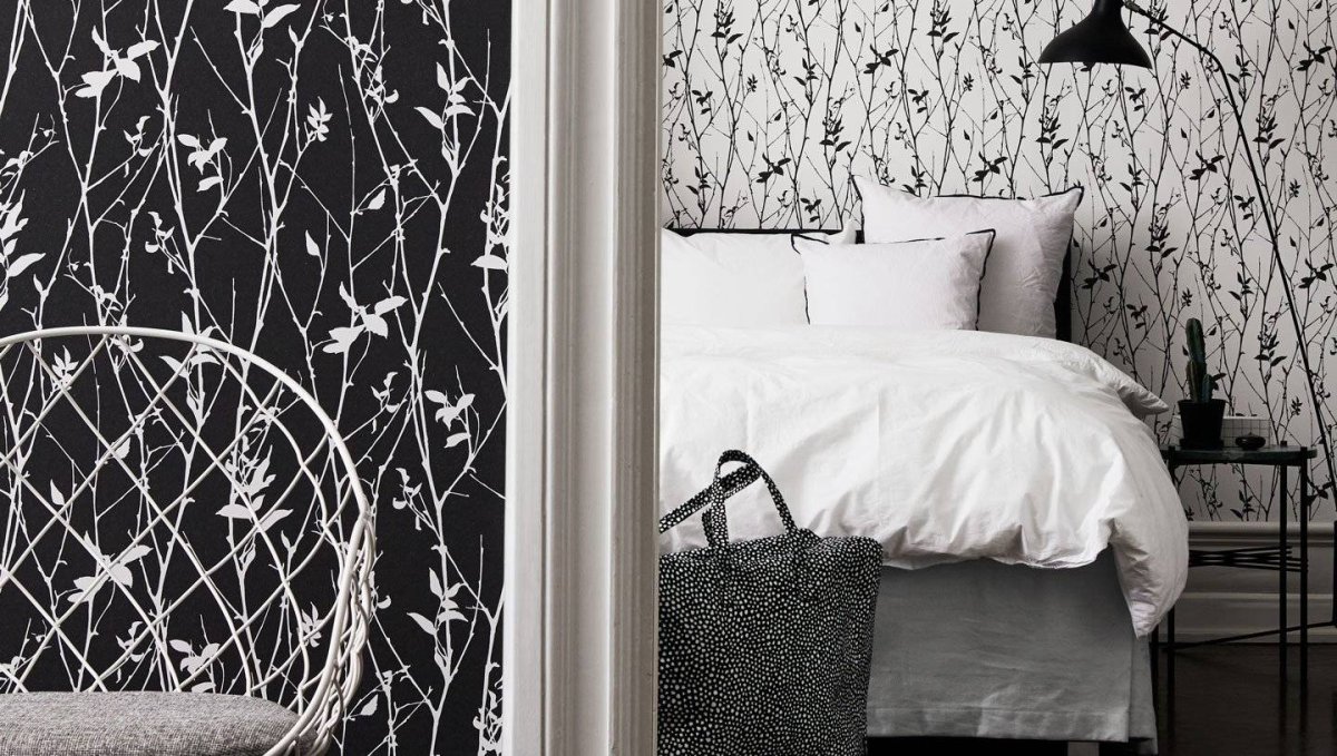 Обои черно-белые для стен
