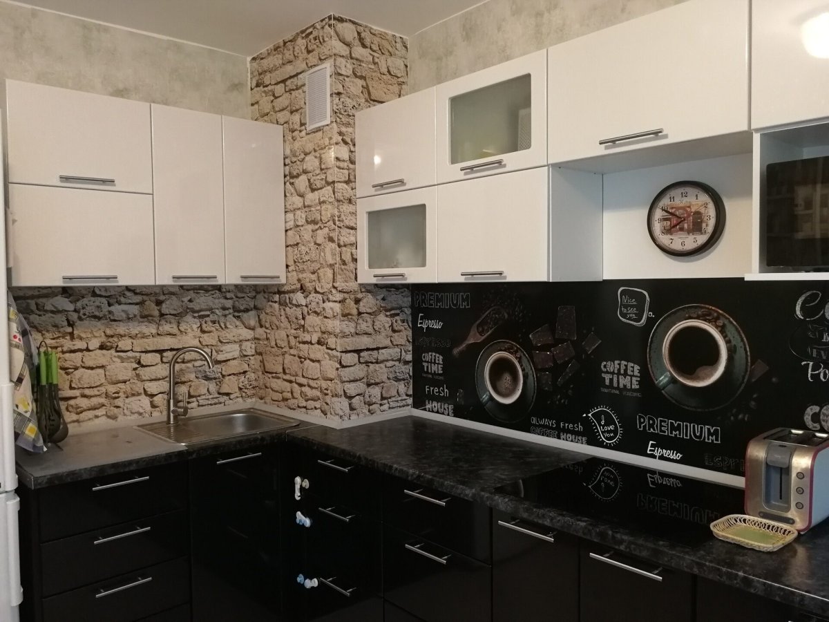 Стеновая панель кофе