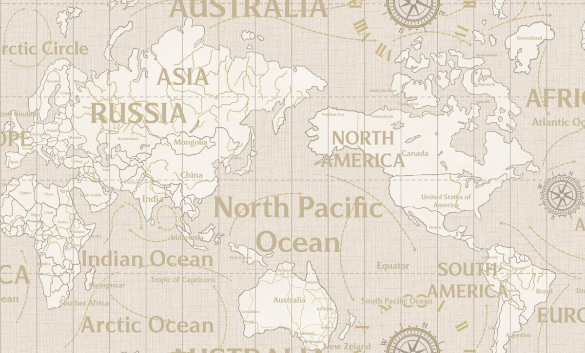 Обои World Maps Вернисаж