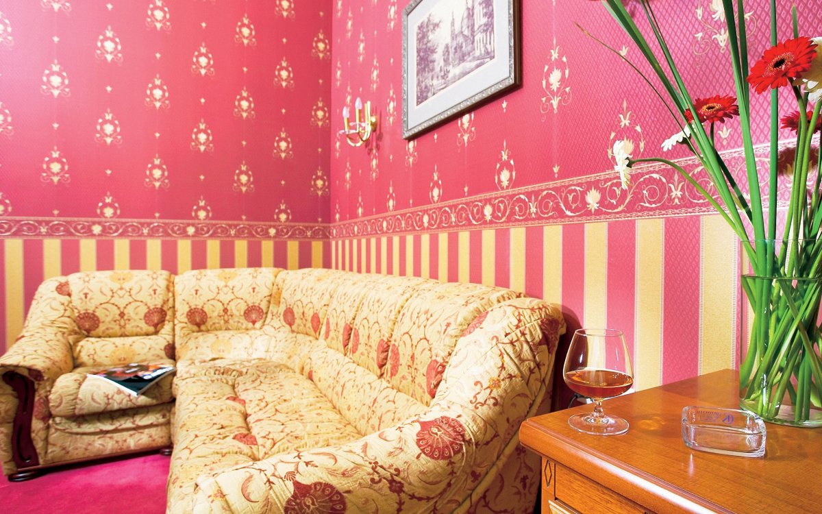 Обои в интерьере