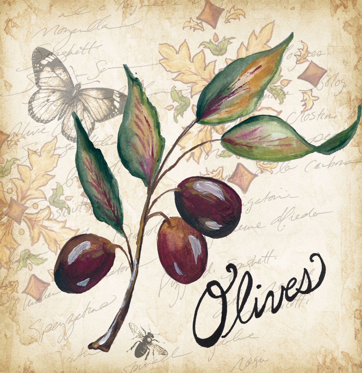 Оливки для декупажа