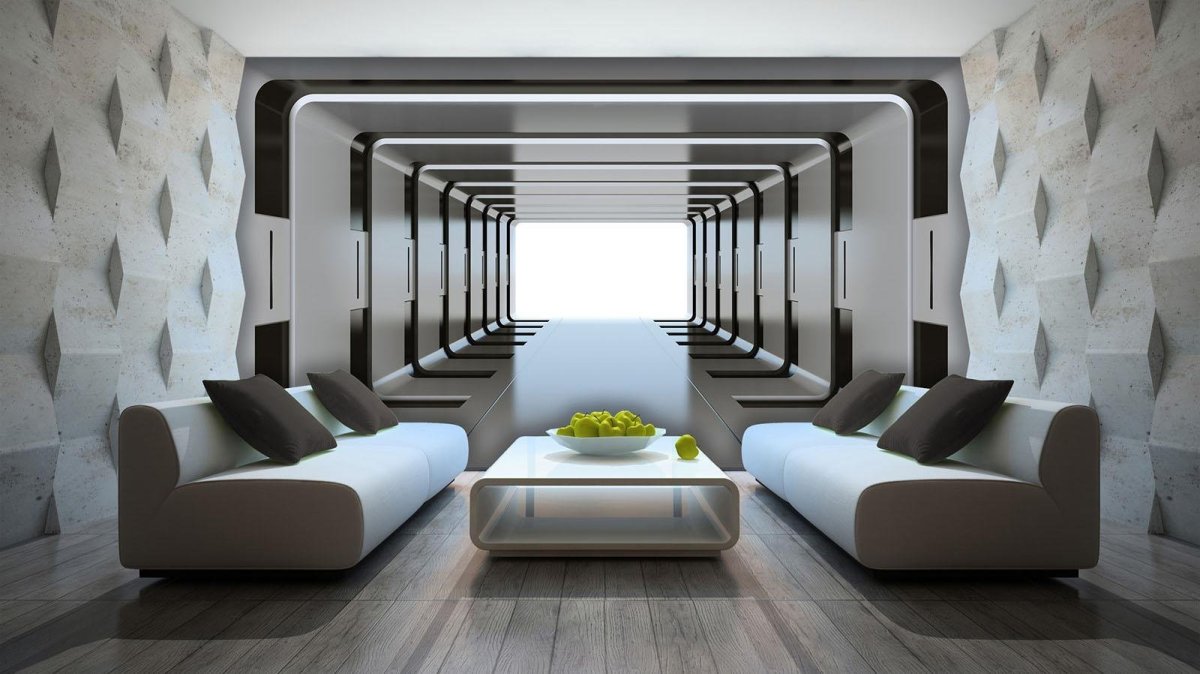 Фотообои с перспективой