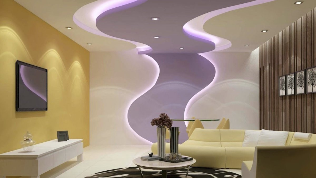 Красивые натяжные потолки