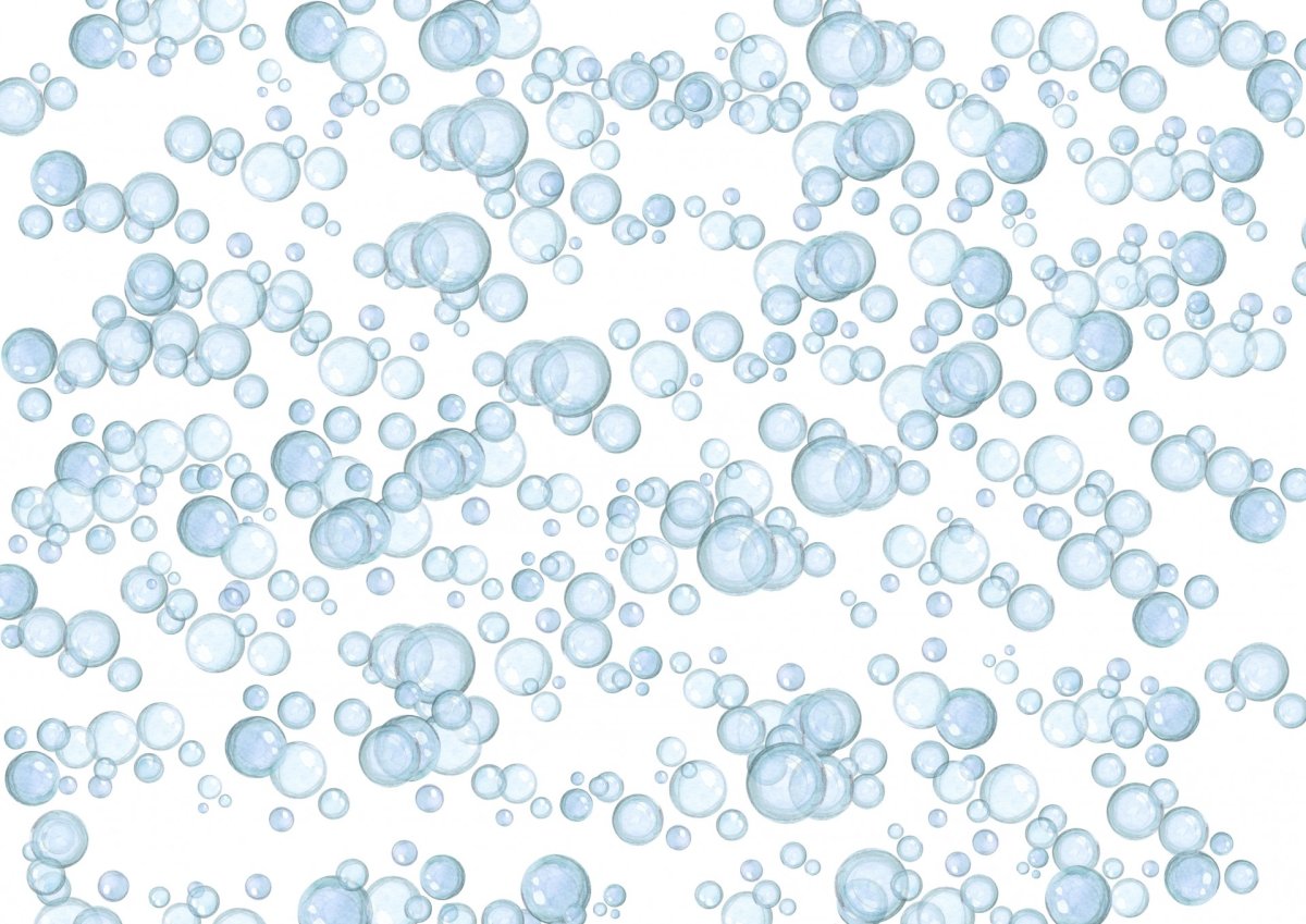 Пузырьки на прозрачном фоне