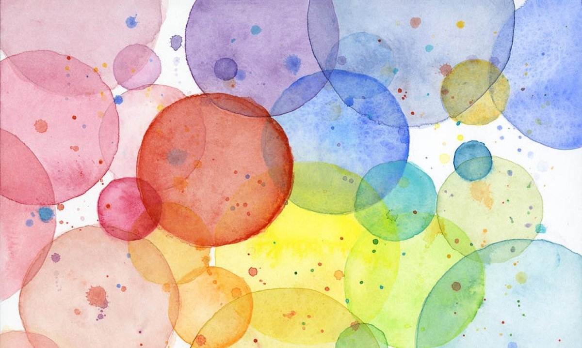 Акварельный фон для презентации