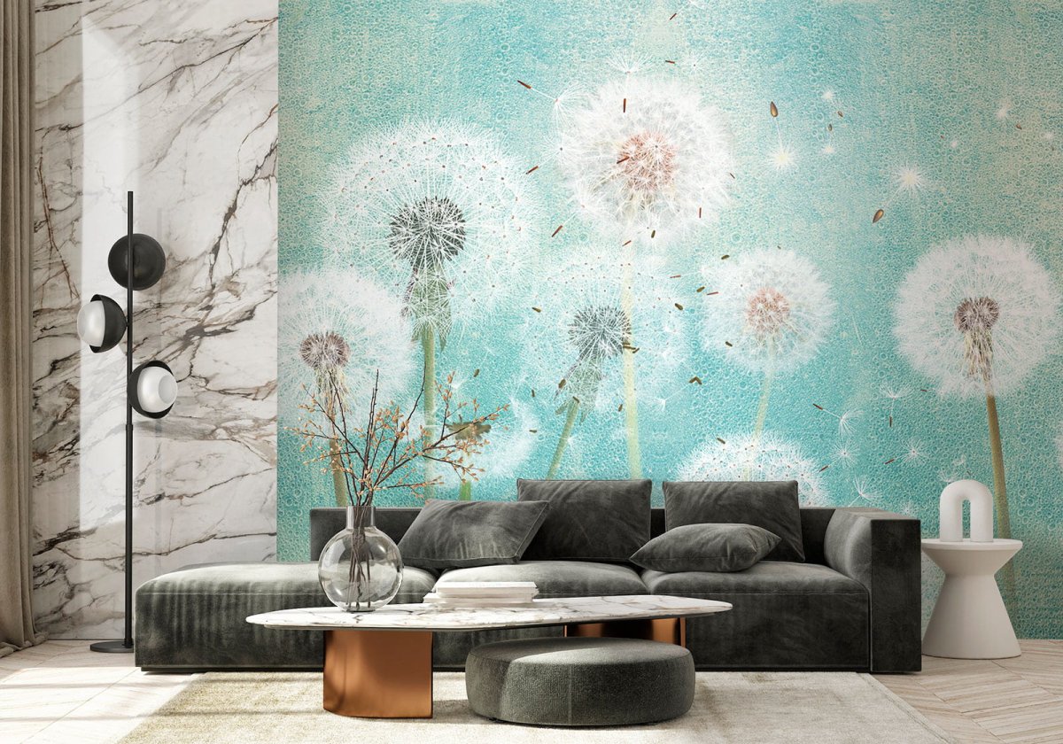 Фотообои одуванчики 3д для стен каталог фото