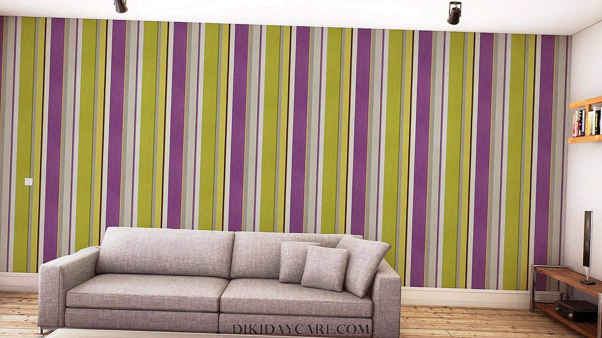 Полосатые обои