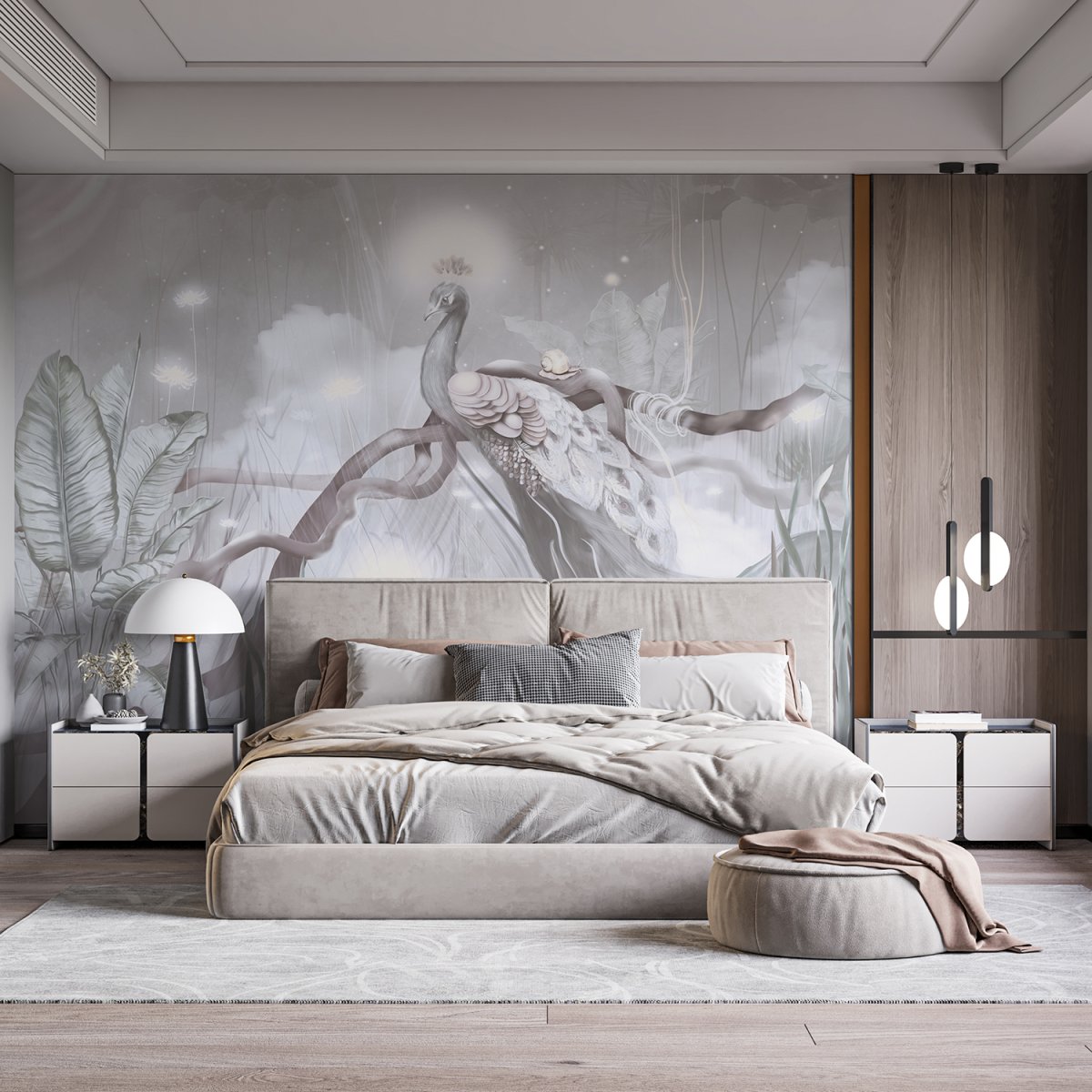 Дизайнерские фотообои в современном стиле